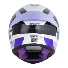 Casco Shaft 584 Sp Shairo Morado Claro Visor Revo Morado