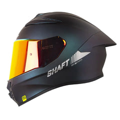 Casco Shaft 584 Sp Solid Camaleon Azul Morado Visor Revo Rojo