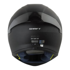 Casco Shaft 584 Sp Solid Negro Gris Oscuro Visor Iridium Azul