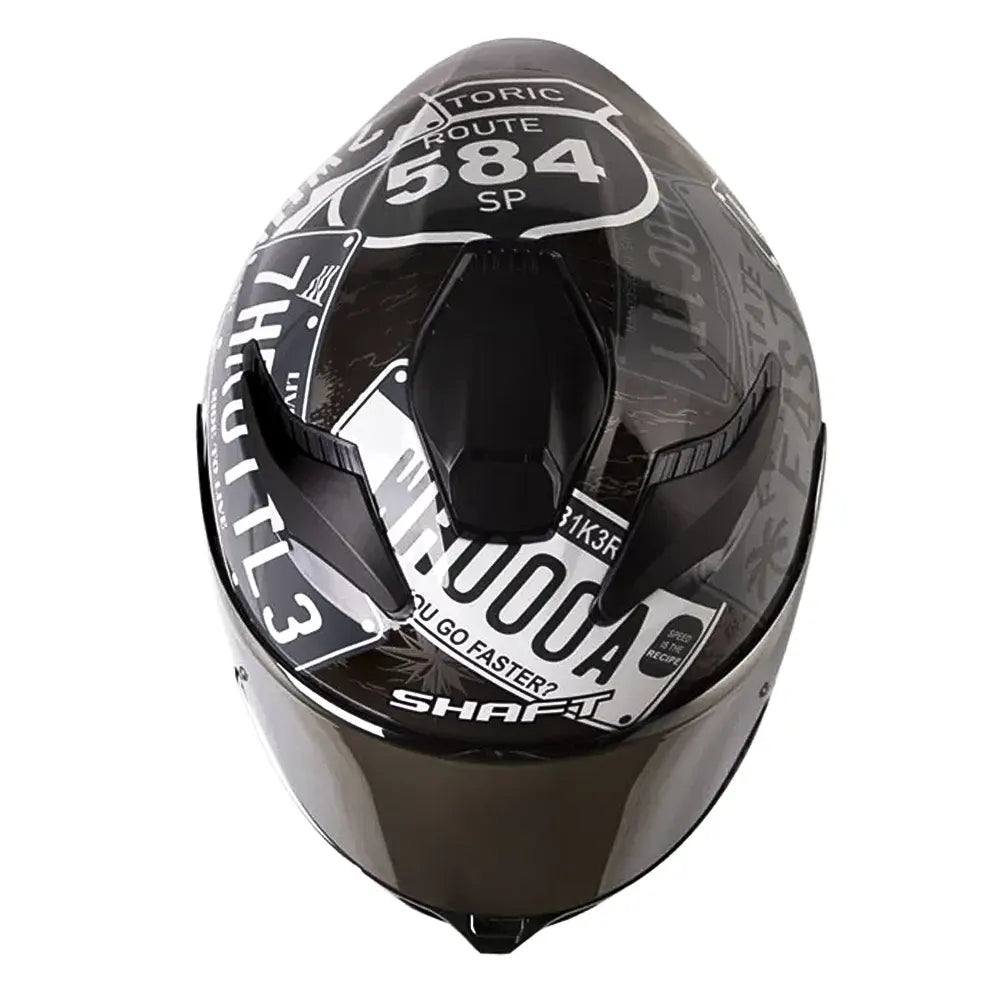 Casco Shaft 584 Sp State Gris Visor Iridium Silver