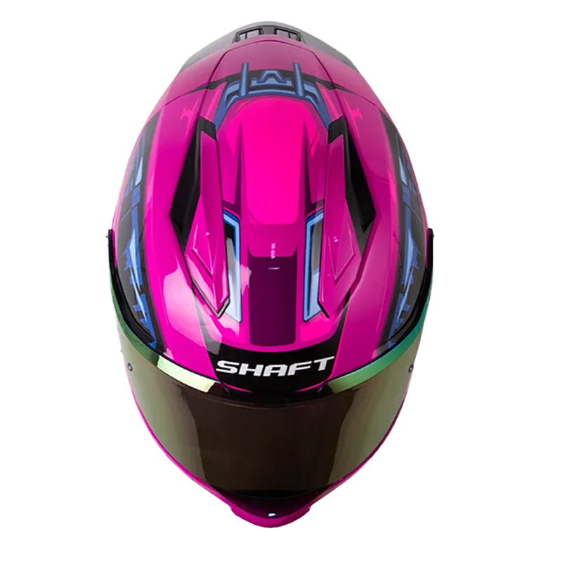 Casco Shaft 596 Sp Sport-Head Fucsia Visor Iridium Morado