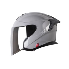 Casco Shaft Pro 240Dv Solid Gris Silver Visor Silver