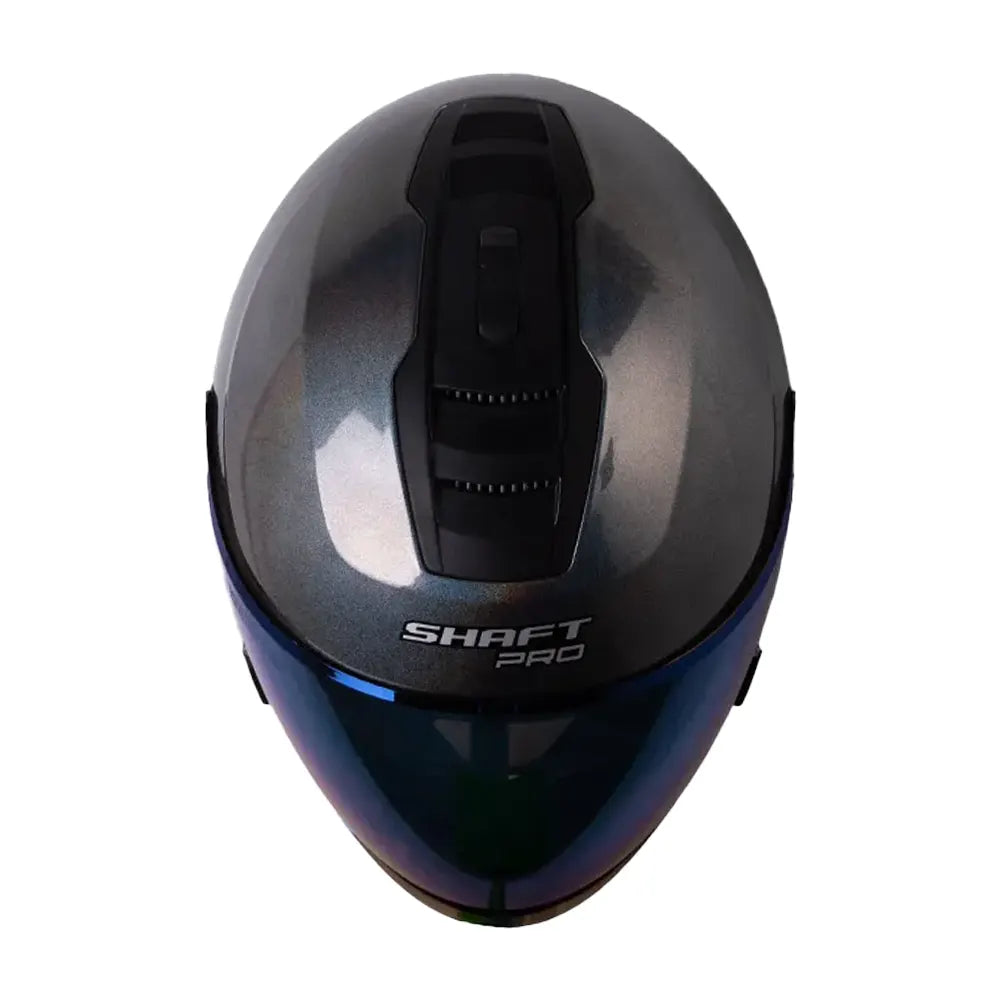 Casco Shaft Pro 300 Modular Solid Camaleon Visor Iridium Azul
