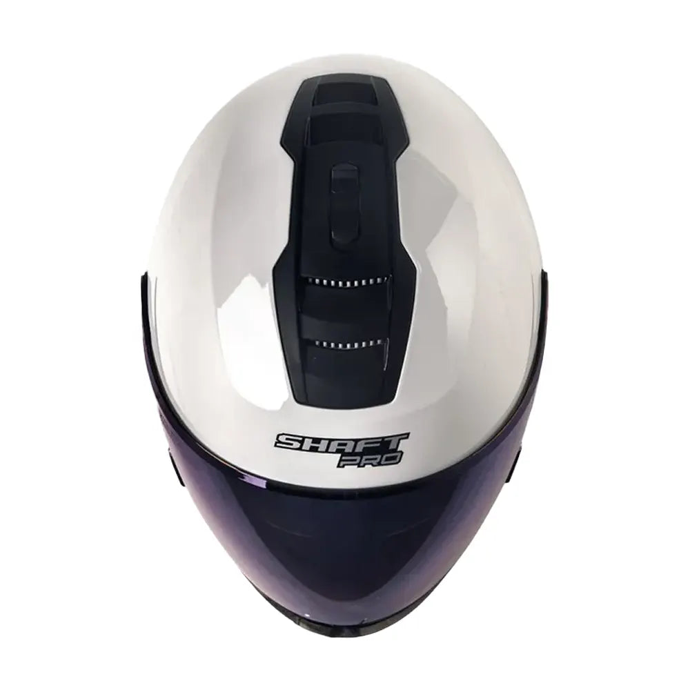 Casco Shaft Pro 300 Modular Solid Gris Claro Visor Iridium Azul