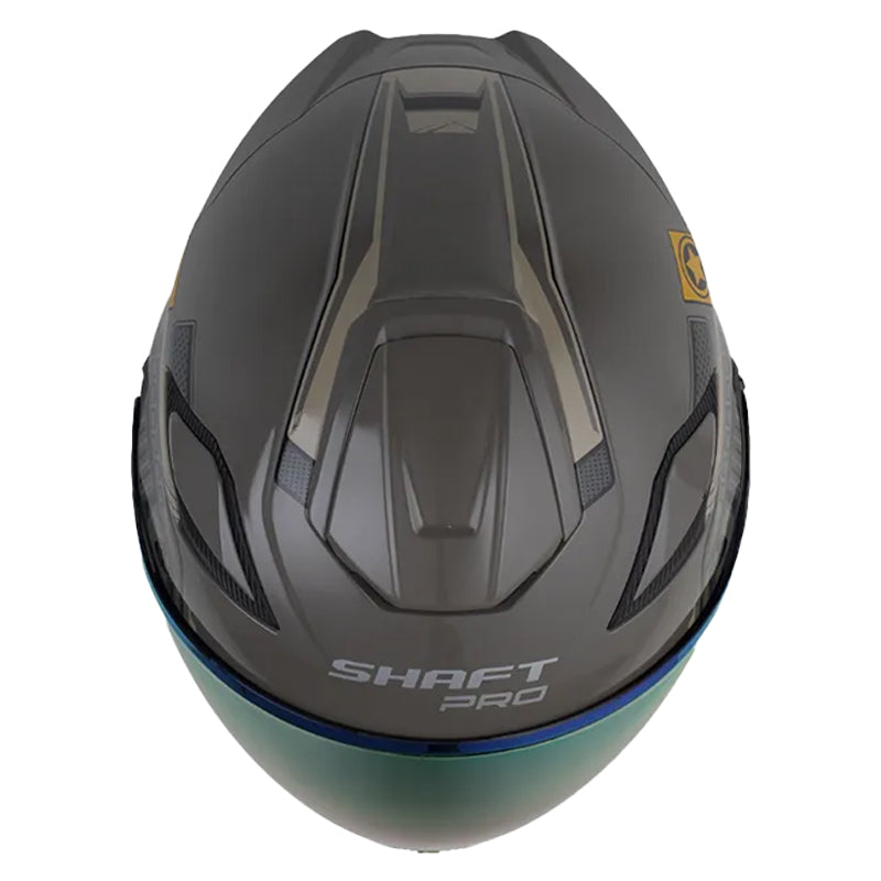 Casco Shaft Pro 343 Dv Airforce Arena Oscuro Visor Revo Rojo