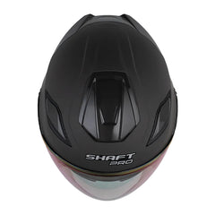 Casco Shaft Pro 343 Dv Solid Gris Oscuro Negro Visor Iridium Azul
