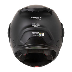 Casco Shaft Pro 4160 Move Solid Negro Gris Oscuro Visor Iridium Azul