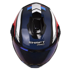 Casco Shaft Pro 4160 Move Toe Negro Azul Oscuro Visor Iridium Azul