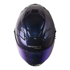 Casco Shaft Pro 606Sp Solid Camaleon Visor Revo Azul