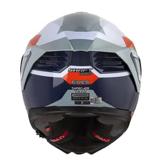 Casco Shaft Pro 609 Venom Eires Azul Claro Visor Iridium Dorado