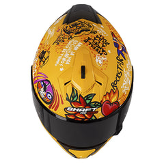 Casco Shaft Pro 610Dv Evo Candela Amarillo Naranja