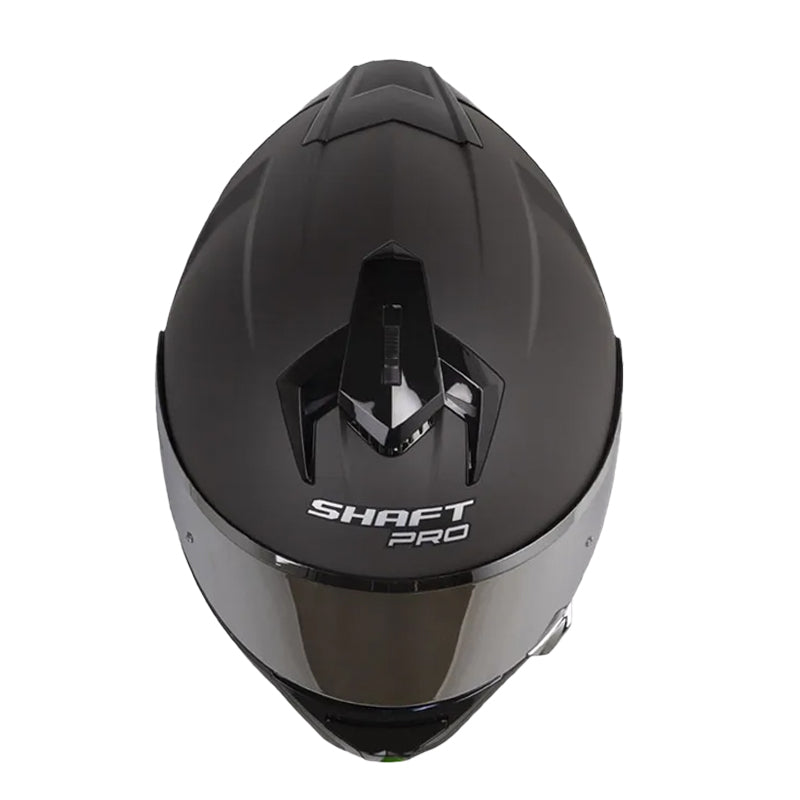 Casco Shaft Pro 610Dv Evo Solid Gris Oscuro Visor Iridium Azul