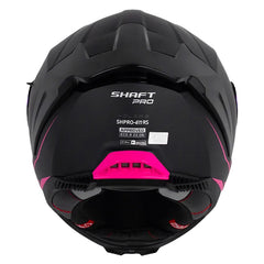 Casco Shaft Pro 611Rs Xolid 2 Negro Fucsia Visor Revo Morado