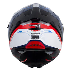 Casco Shaft Pro 611Rs Xteph Blanco Rojo Visor Iridium Azul