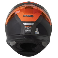 Casco Shaft Pro 612Dv Darma Gris Naranja Visor Revo Rojo