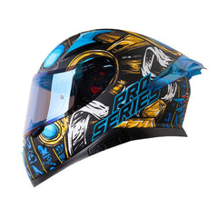 Casco Shaft Pro 612Dv Evo Faraon Negro Azul