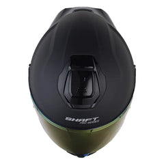 Casco Shaft Pro 614 Dv R Solid Negro Gris Visor Revo Rojo