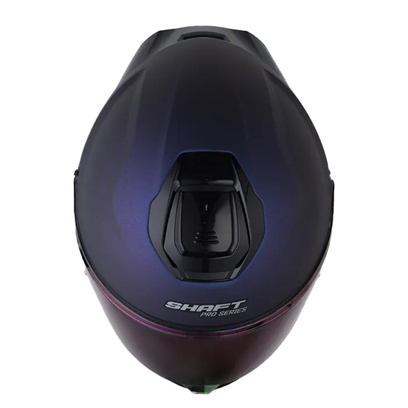 Casco Shaft Pro 614 Dv R Solid Camaleon Silver Visor Iridium Morado