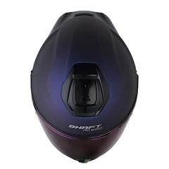 Casco Shaft Pro 614 Dv R Solid Camaleon Silver Visor Iridium Morado