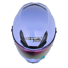 Casco Shaft Pro 615Dv Solid Morado Claro Visor Revo Morado