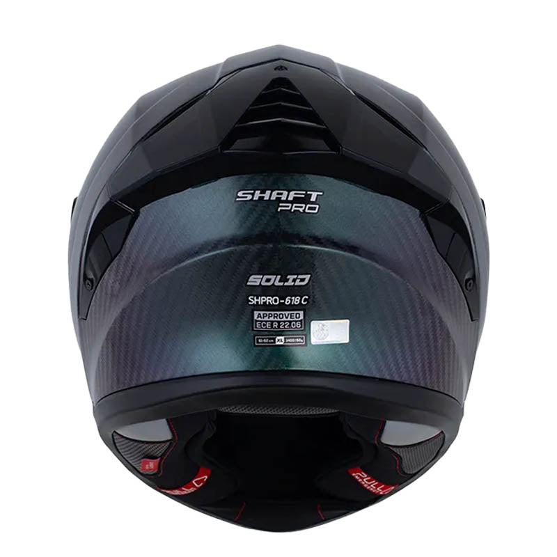 Casco Shaft Pro 618 C Evo Solid Camaleon Silver Visor Iridium Azul