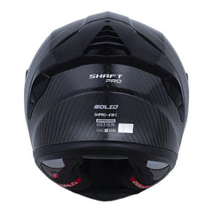 Casco Shaft Pro 618 C Evo Solid Negro Carbono Silver Visor Iridium Azul