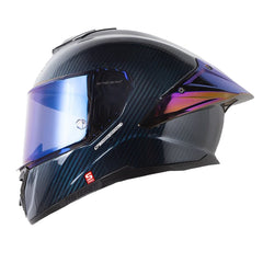 Casco Shaft Pro 620 C Evo Solid 3K Azul Visor Iridium Azul