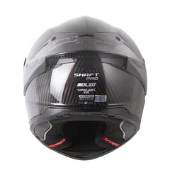 Casco Shaft Pro 620 C Evo Solid 3K Negro Silver Visor Iridium Azul