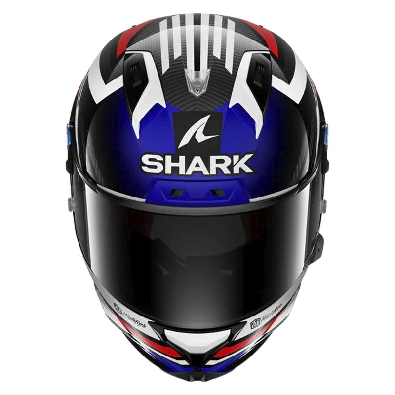Casco Shark Aeron-Gp Firstlap Carbon Azul Rojo