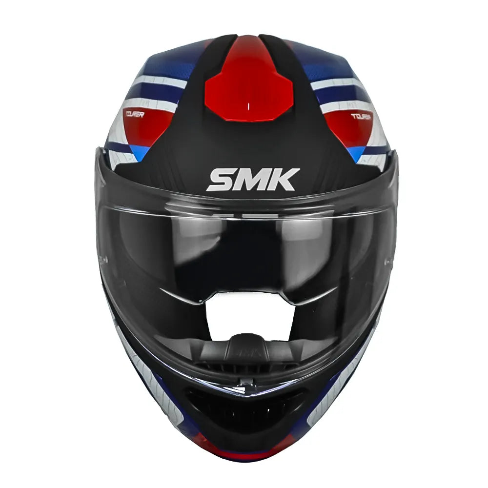 Casco Smk Gullwing Navig V2 Blanco Azul Rojo