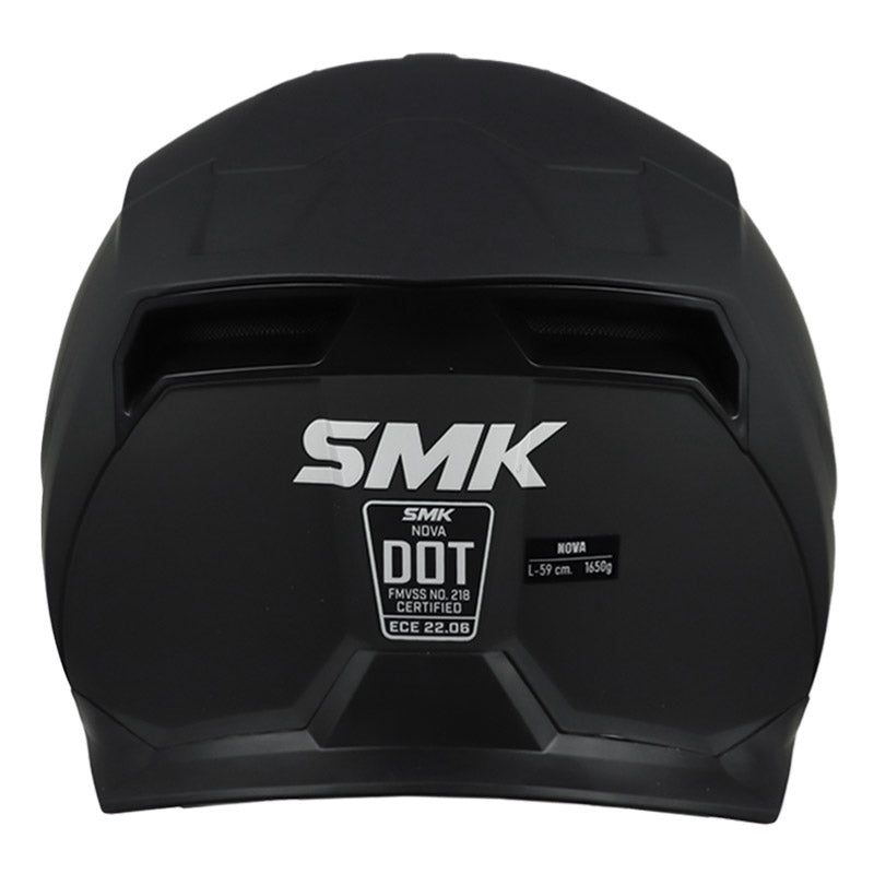 Casco Smk Nova Solid Negro
