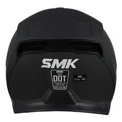 Casco Smk Nova Solid Negro