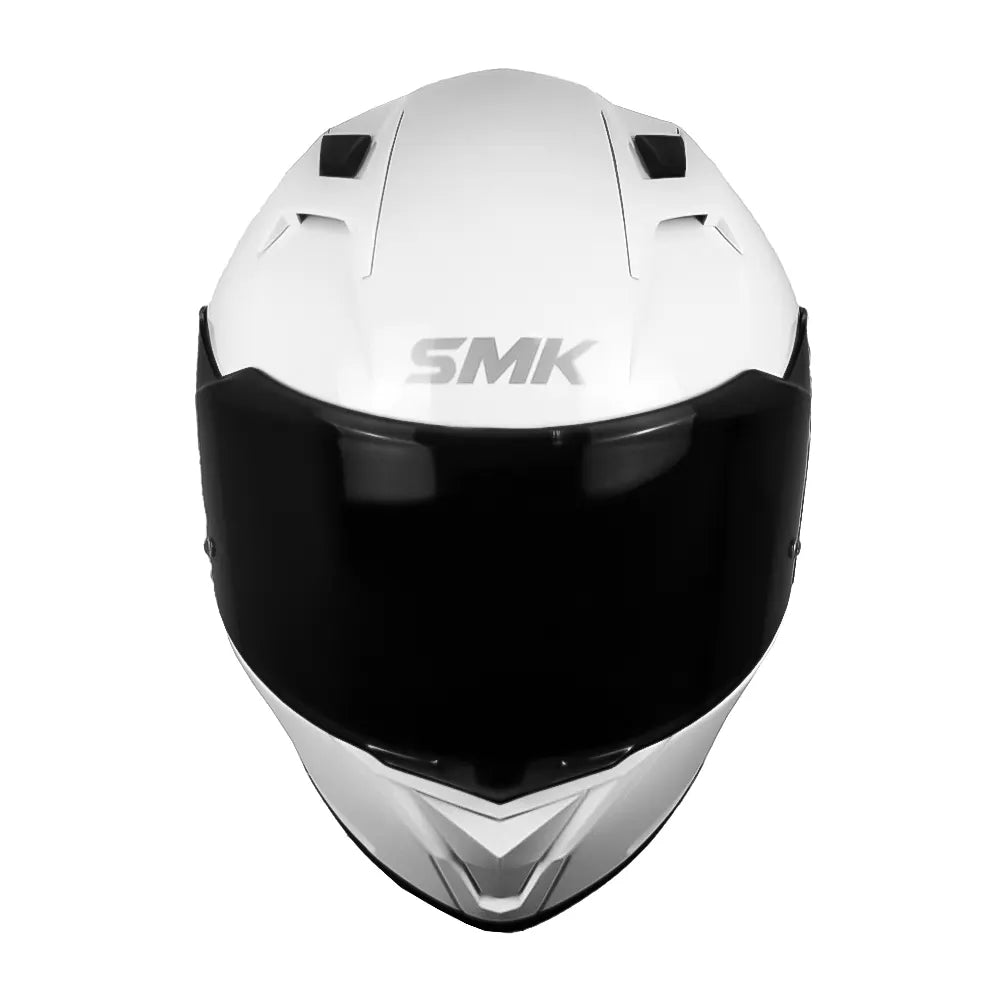 Casco Smk Stellar Blanco Brillo Visor Smoke