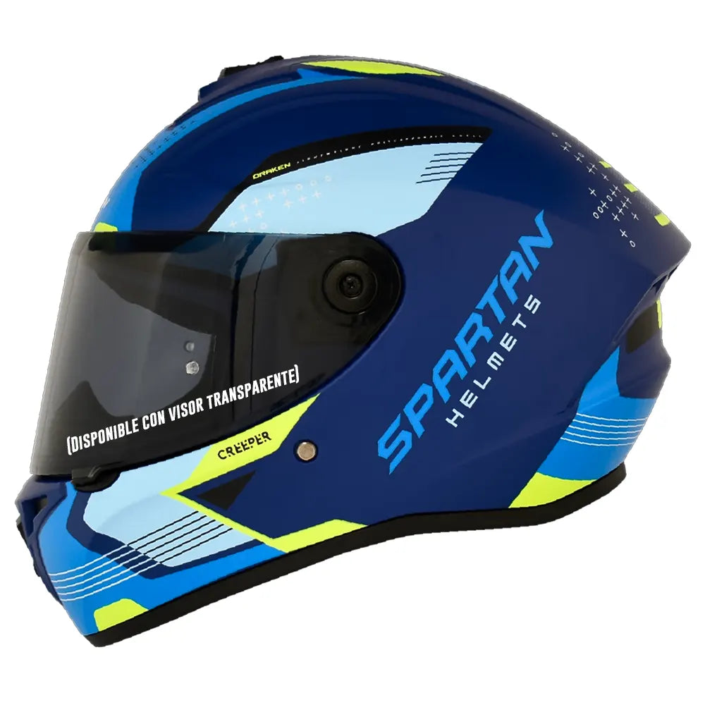 Casco Spartan Draken Creeper Azul
