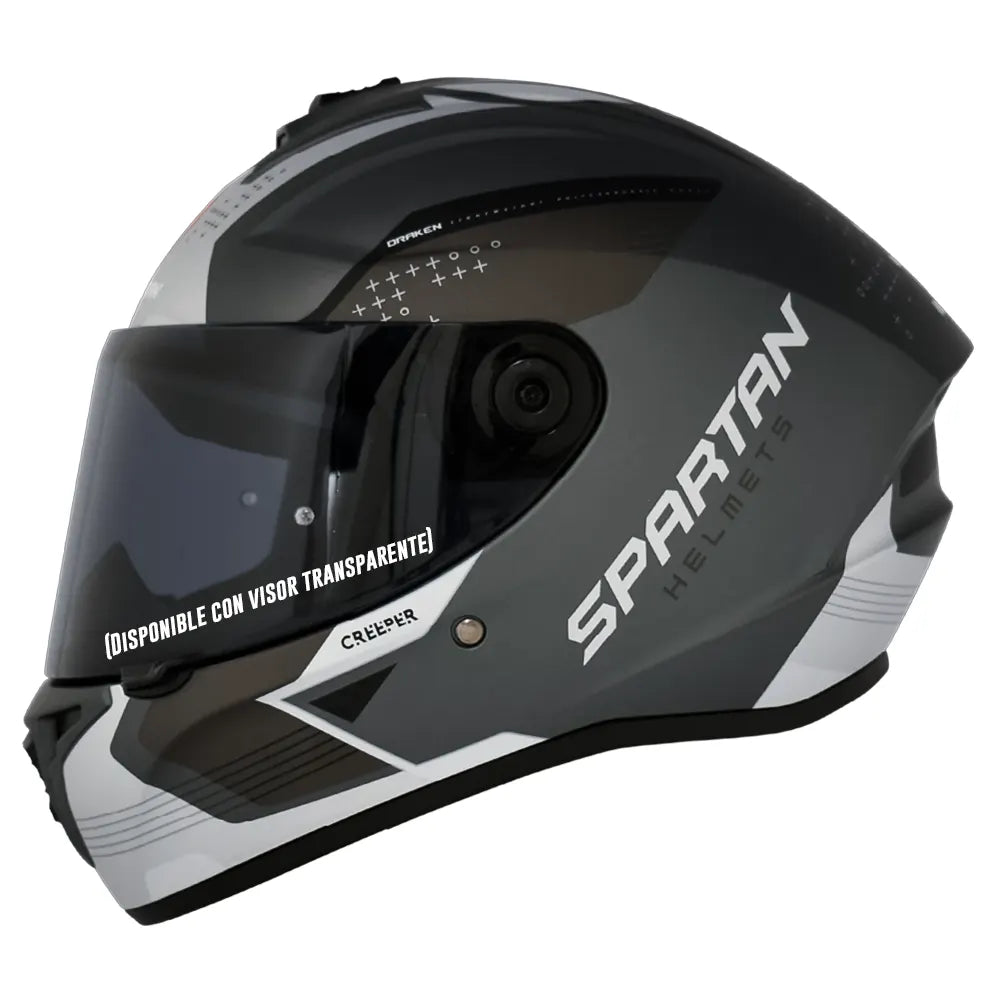 Casco Spartan Draken Creeper Gris