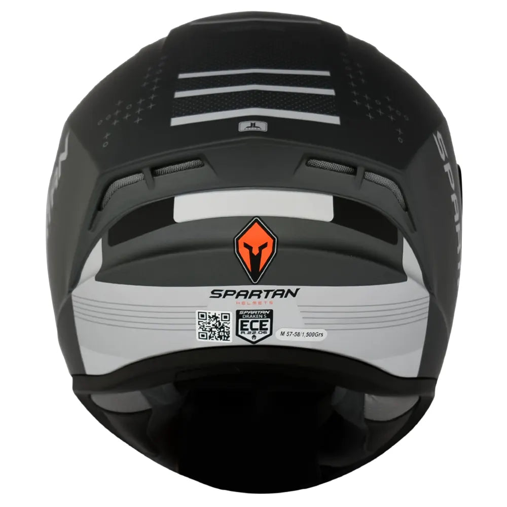 Casco Spartan Draken Creeper Gris