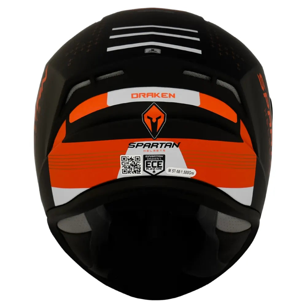 Casco Spartan Draken Creeper Rojo