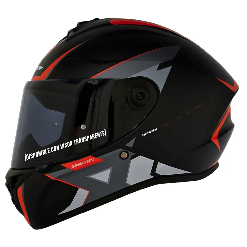 Casco Spartan Draken Frantic Negro Camo Gris