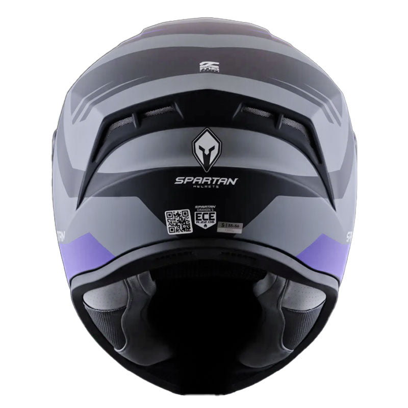 Casco Spartan Draken S Aircraft Gris Morado