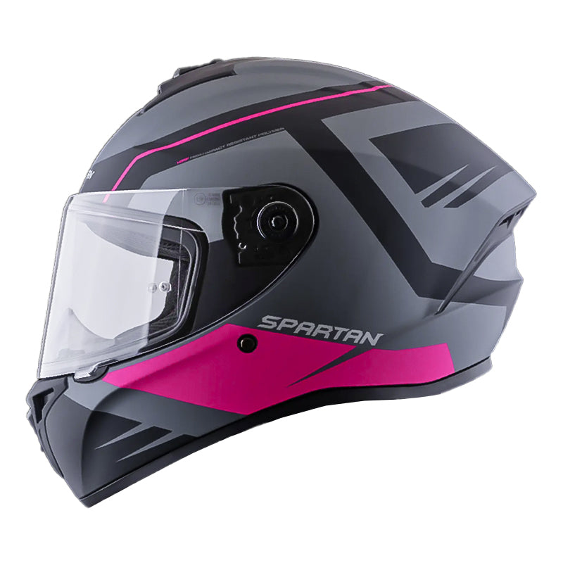Casco Spartan Draken S Aircraft Gris Rosado