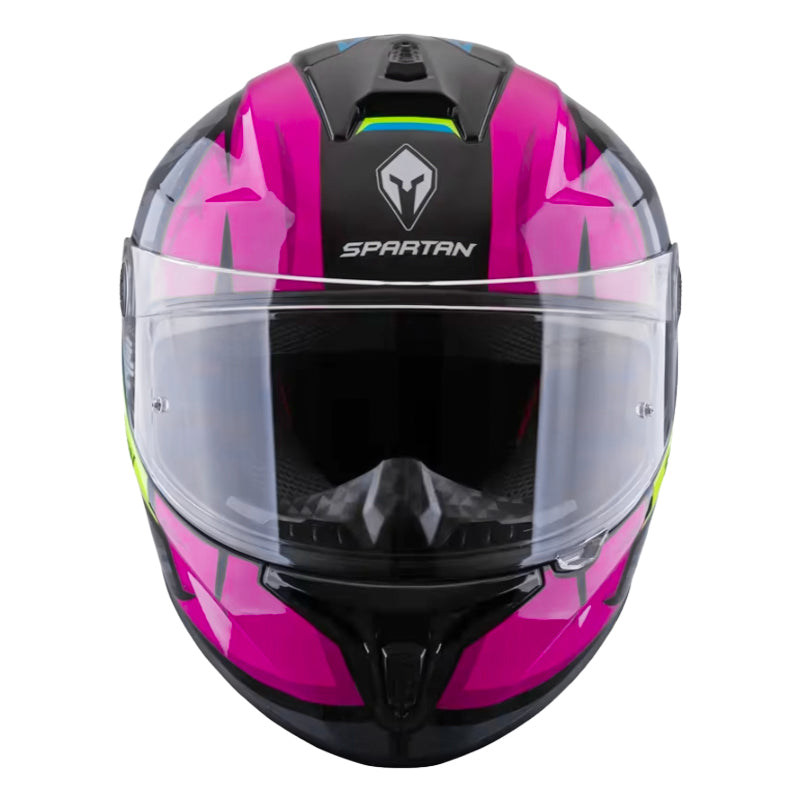 Casco Spartan Draken S Lynx Gris Rosado