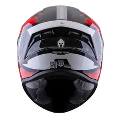 Casco Spartan Draken S Lynx Rojo Blanco