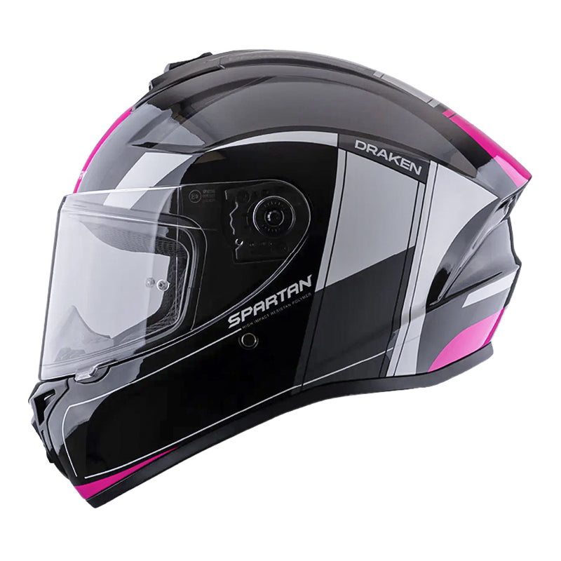 Casco Spartan Draken S Vancouver Negro Rosado