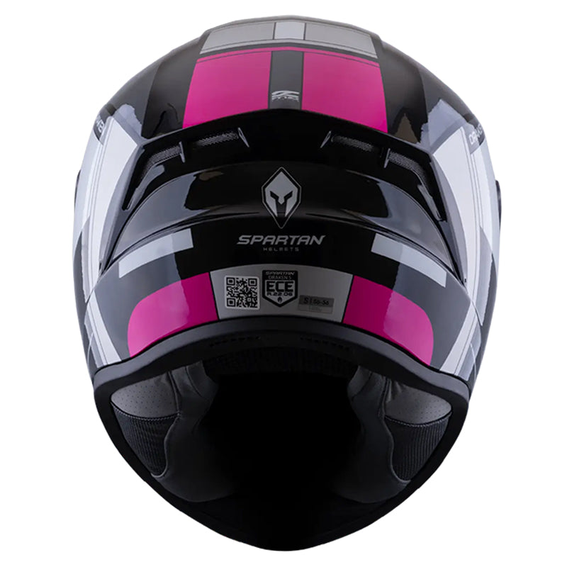 Casco Spartan Draken S Vancouver Negro Rosado