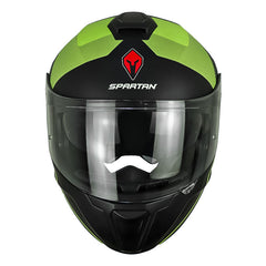 Casco Spartan Gecko Sv Epic Gris Amarillo