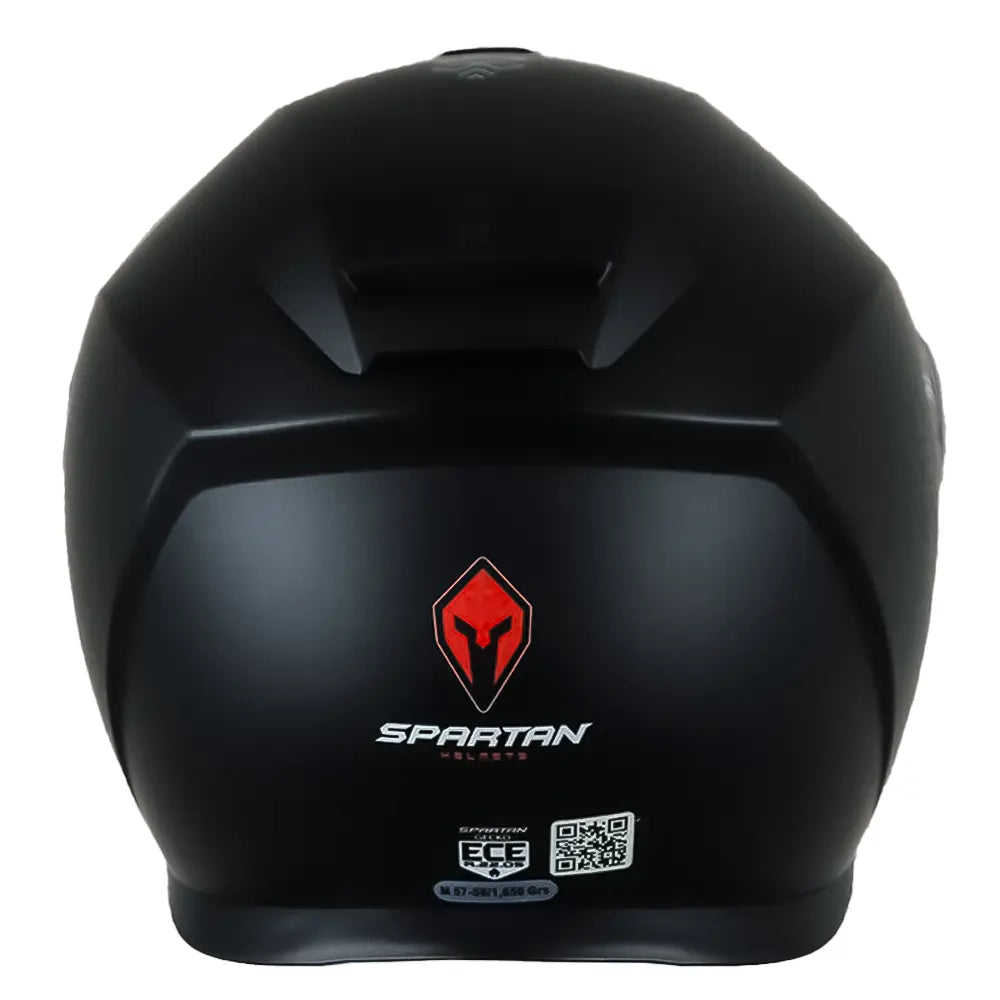 Casco Spartan Gecko Sv Solid Negro