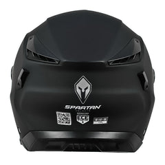 Casco Spartan Ghostfighter Negro Mate