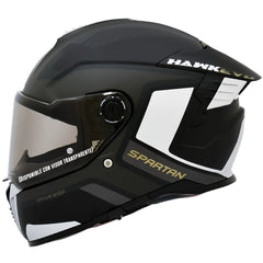 Casco Spartan Hawk Evo Sapphire B2 Negro Gris