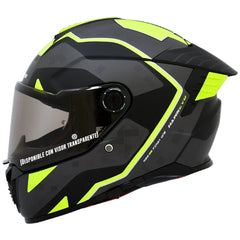 Casco Spartan Hawk First Hiviz Amarillo
