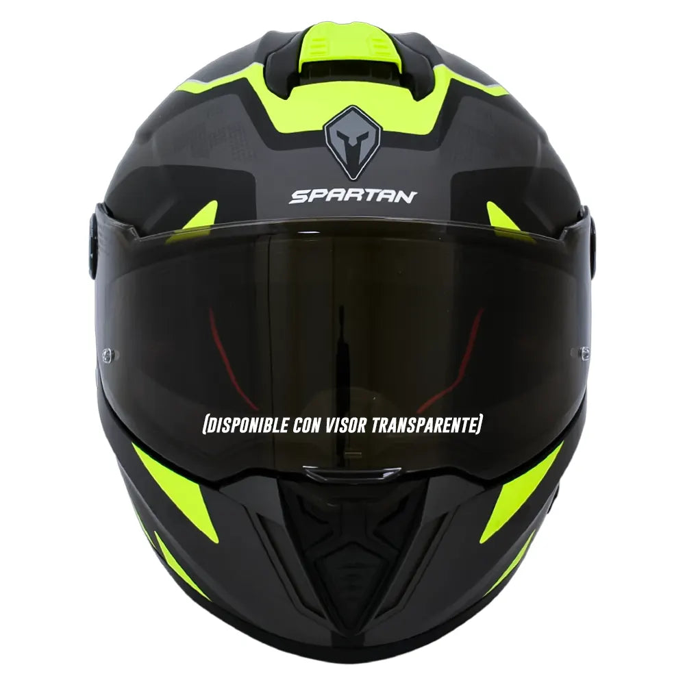Casco Spartan Hawk First Hiviz Amarillo